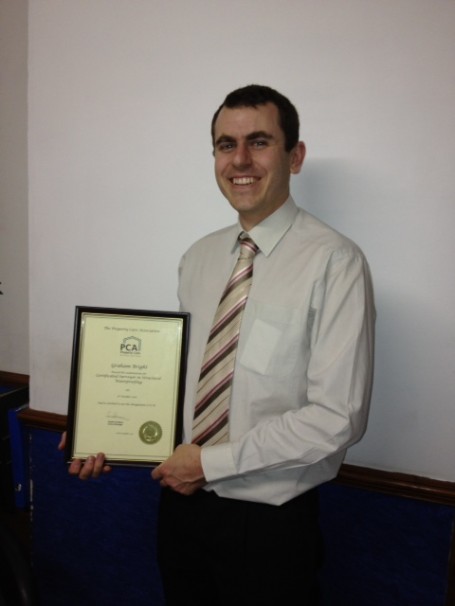 Congratulations to Surveyor Graham Bright for becoming a Certified Surveyor in Structural Waterproofing