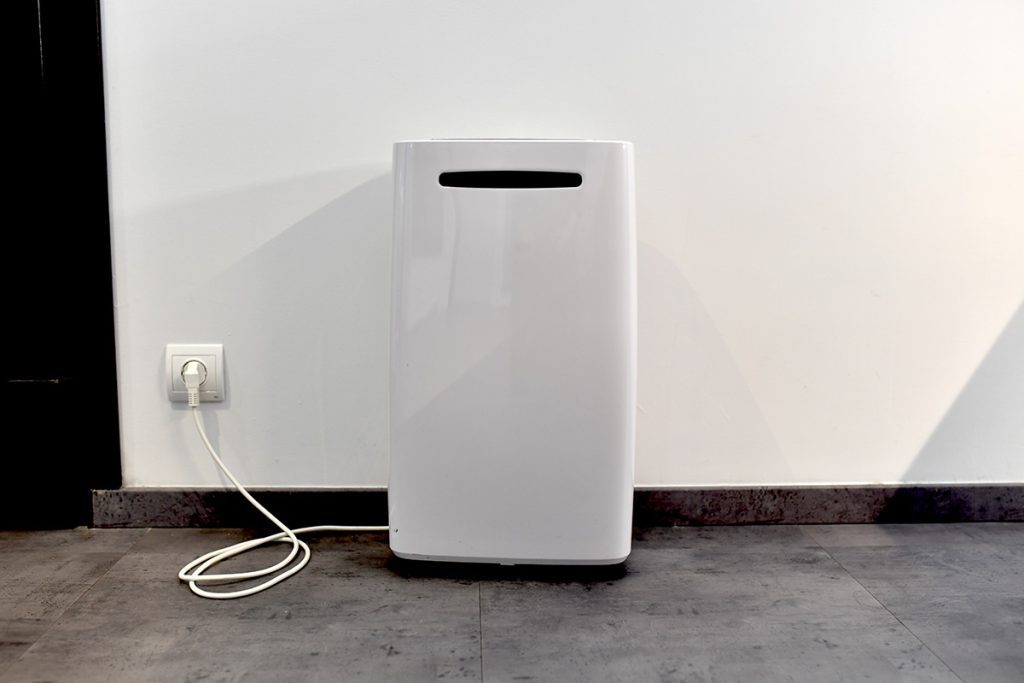 Dehumidifier used in damp areas to prevent Black Mould